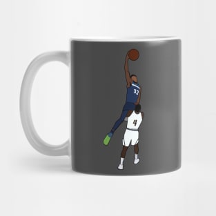 Karl Anthony Towns Dunk on Paul Millsap - Minnesota Timberwolves Mug